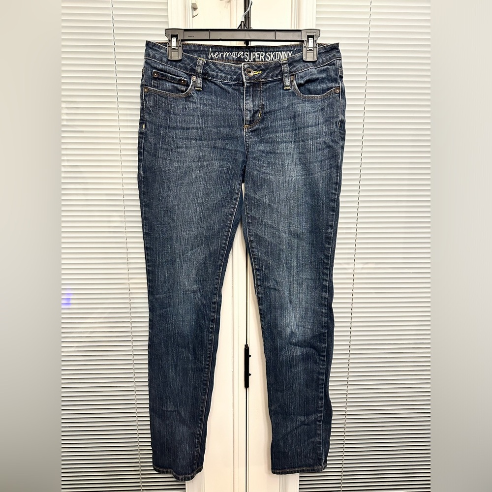 Bullhead Hermosa Super Skinny Womens Jeans Blue Denim size 9R